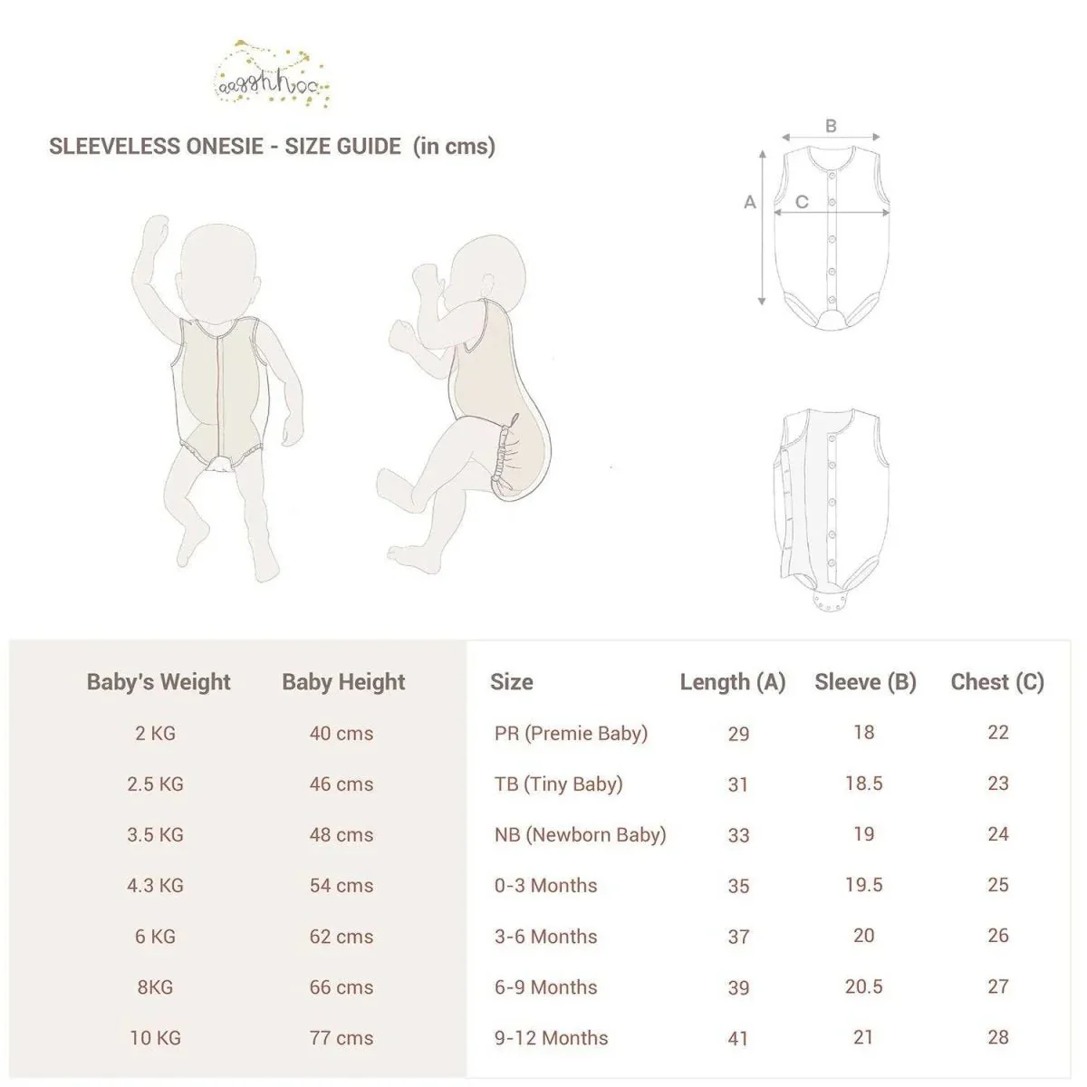Warm Grey Baby Onesie - Image 5