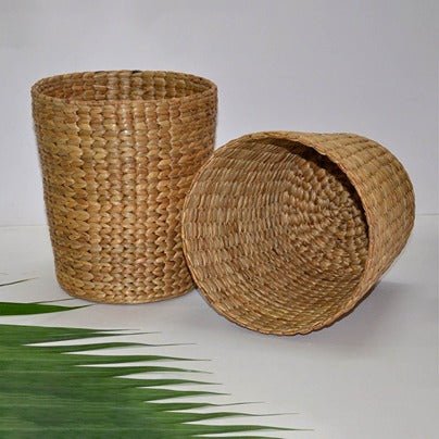 Water Hyacinth Basket Bin - Image 7