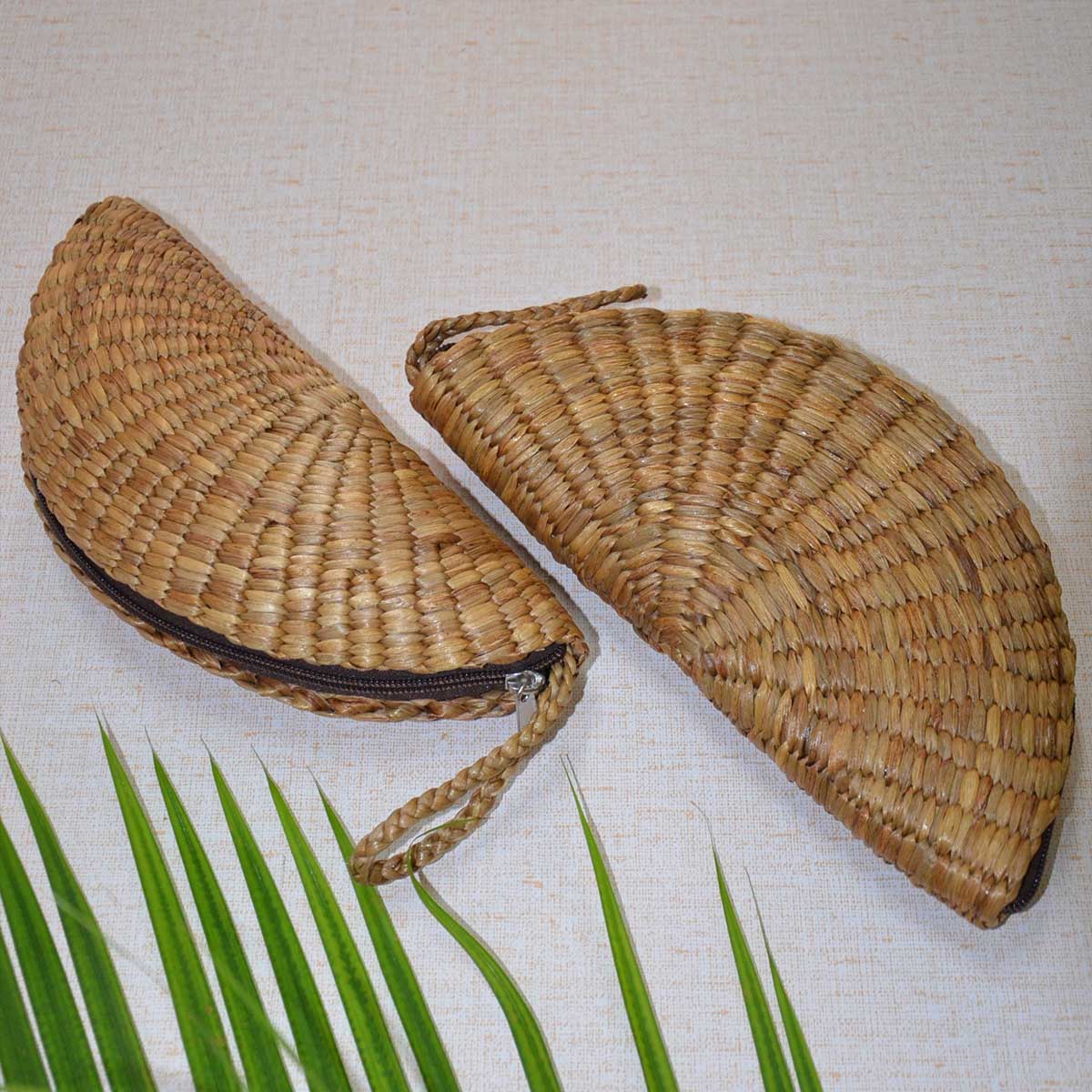 Water Hyacinth Clutch - Natural - Image 4