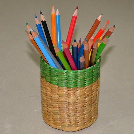 Water Hyacinth Cutlery & Pen Holder - Image 11