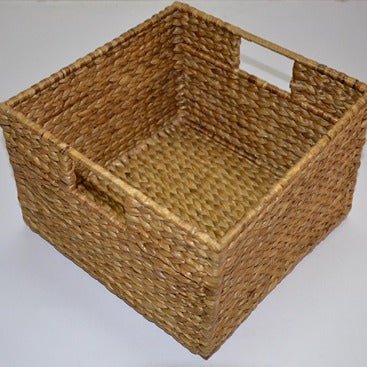 Water Hyacinth Square Storage Basket - Image 3