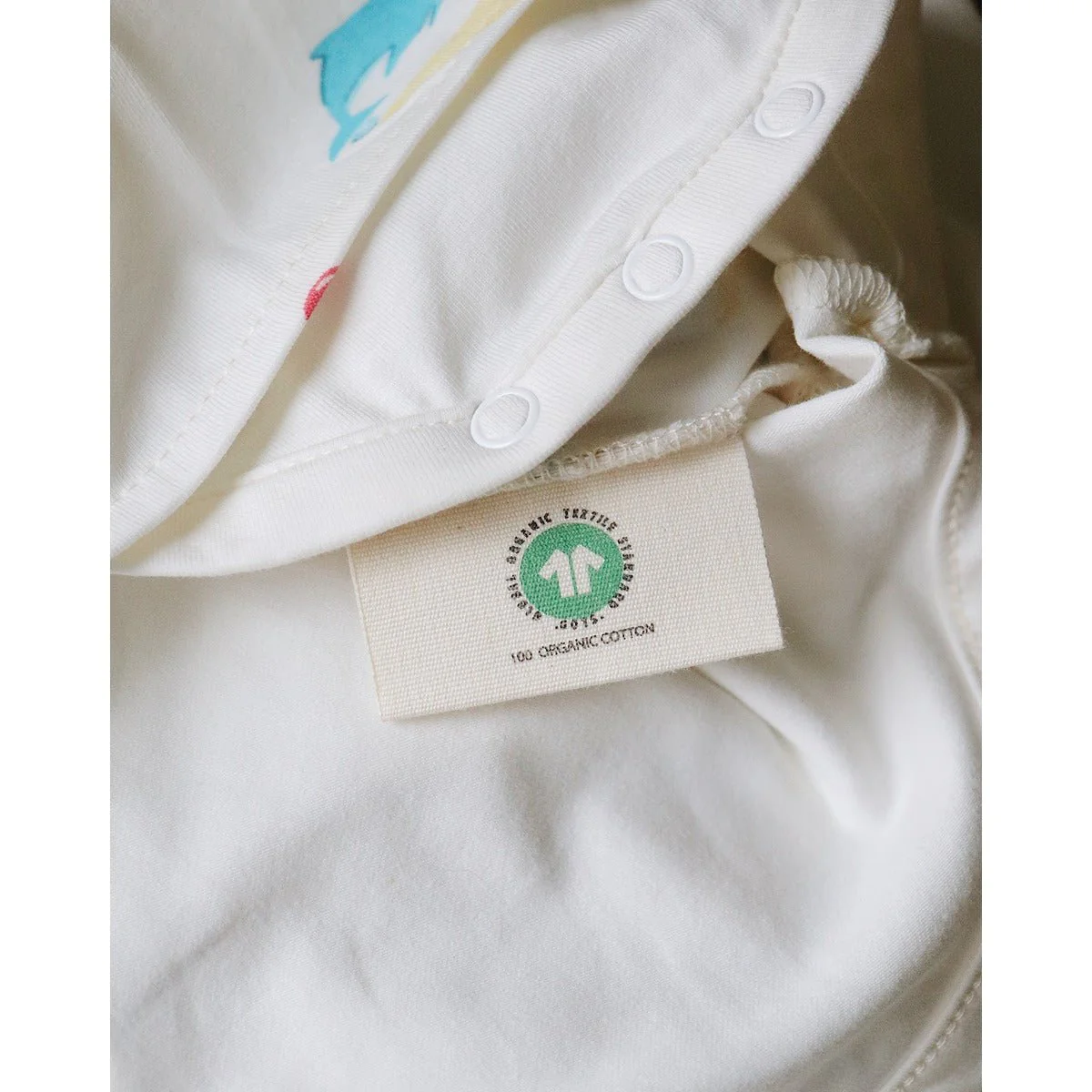 Whales Organic Peplum Baby Onesie – Stylish & Soft Cotton - Image 3