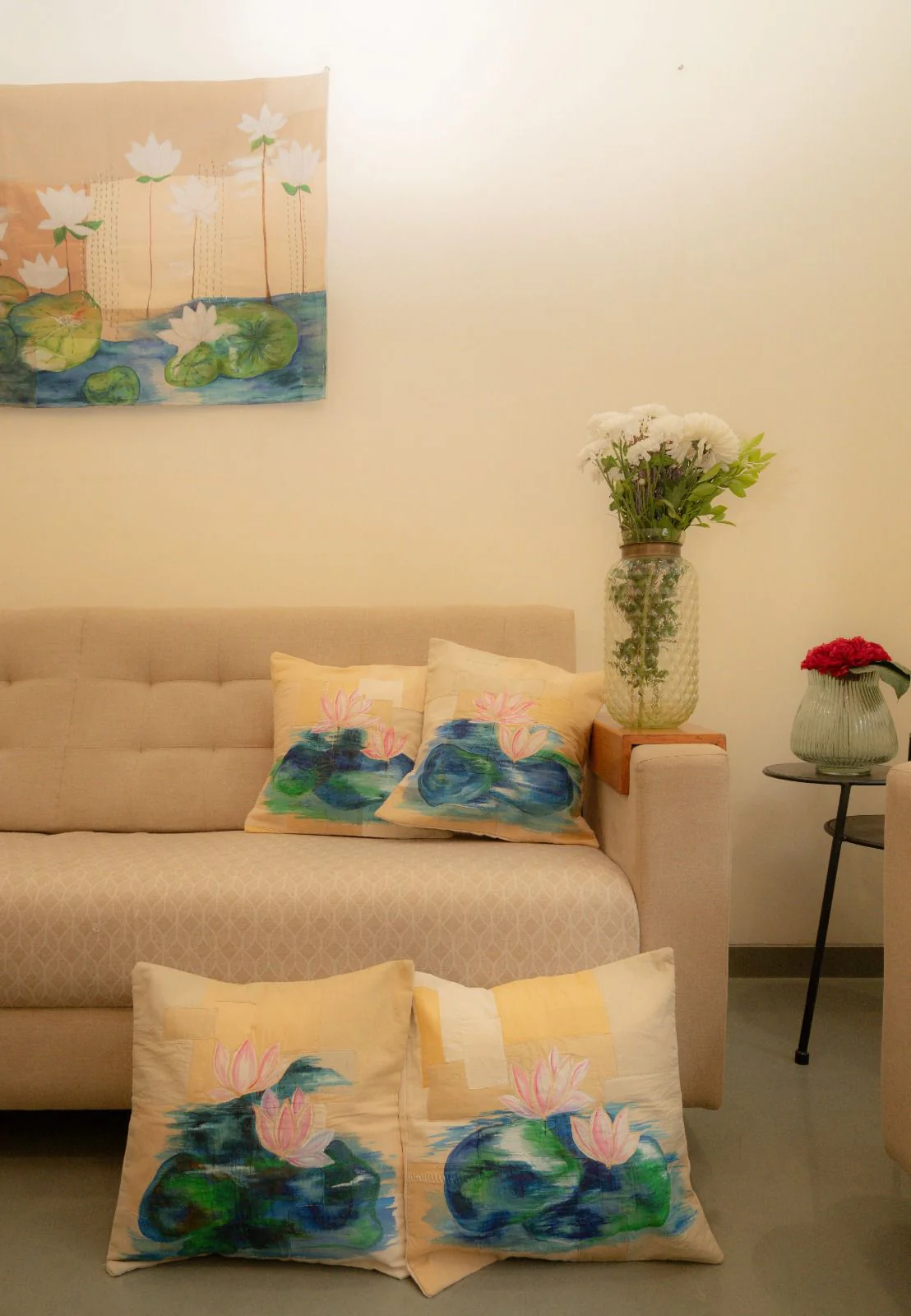 Whispers of Dusk Pillow Covers (Set of 4) | Elegant Home Décor Cushion - Image 3