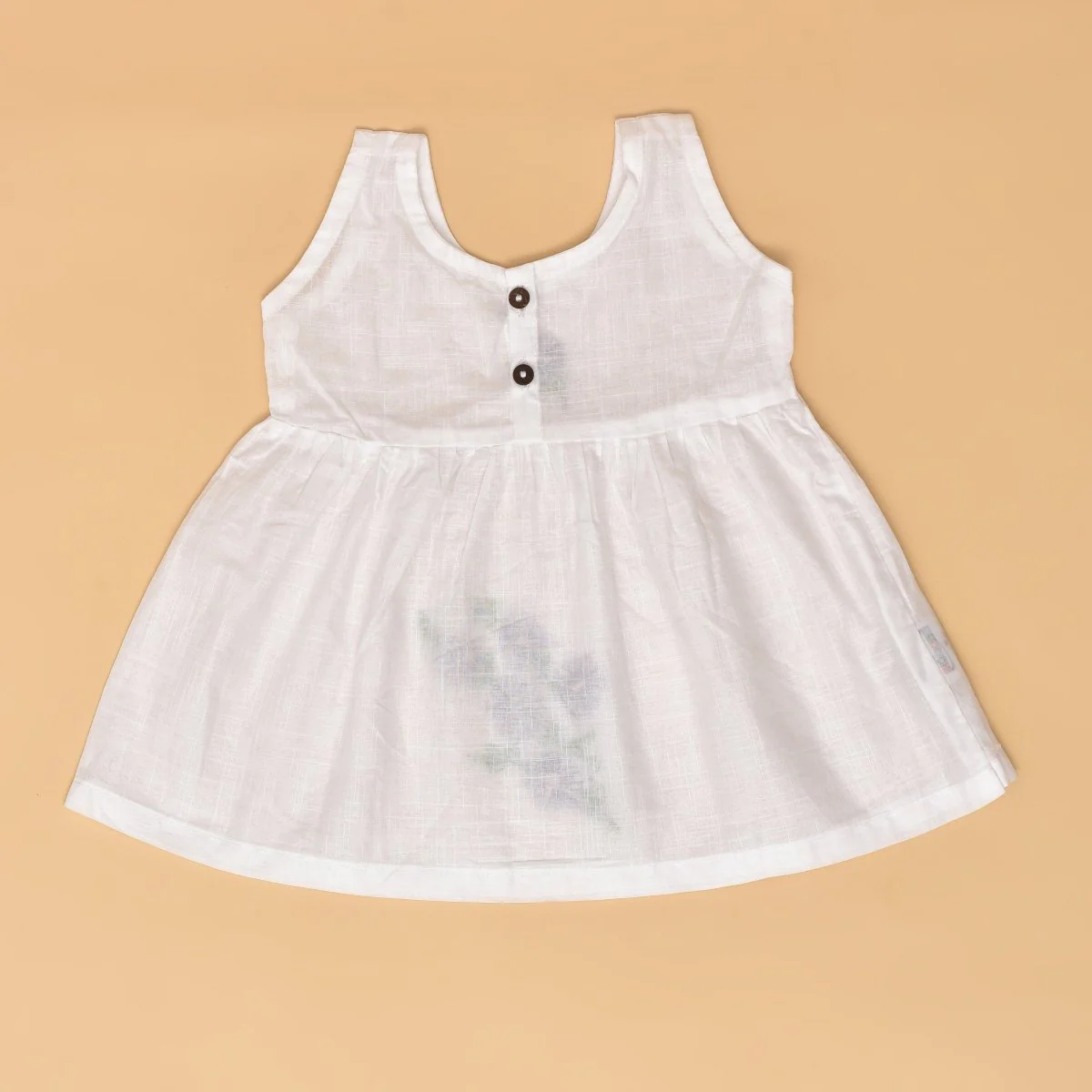 White Pure Cotton Hand Embroidered Baby Dress Combo-Set of 3 - Image 26