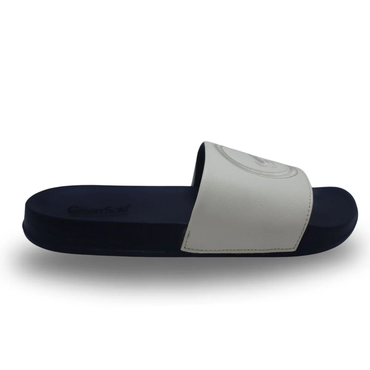 White Slider Men's Casual Slippers - Image 2