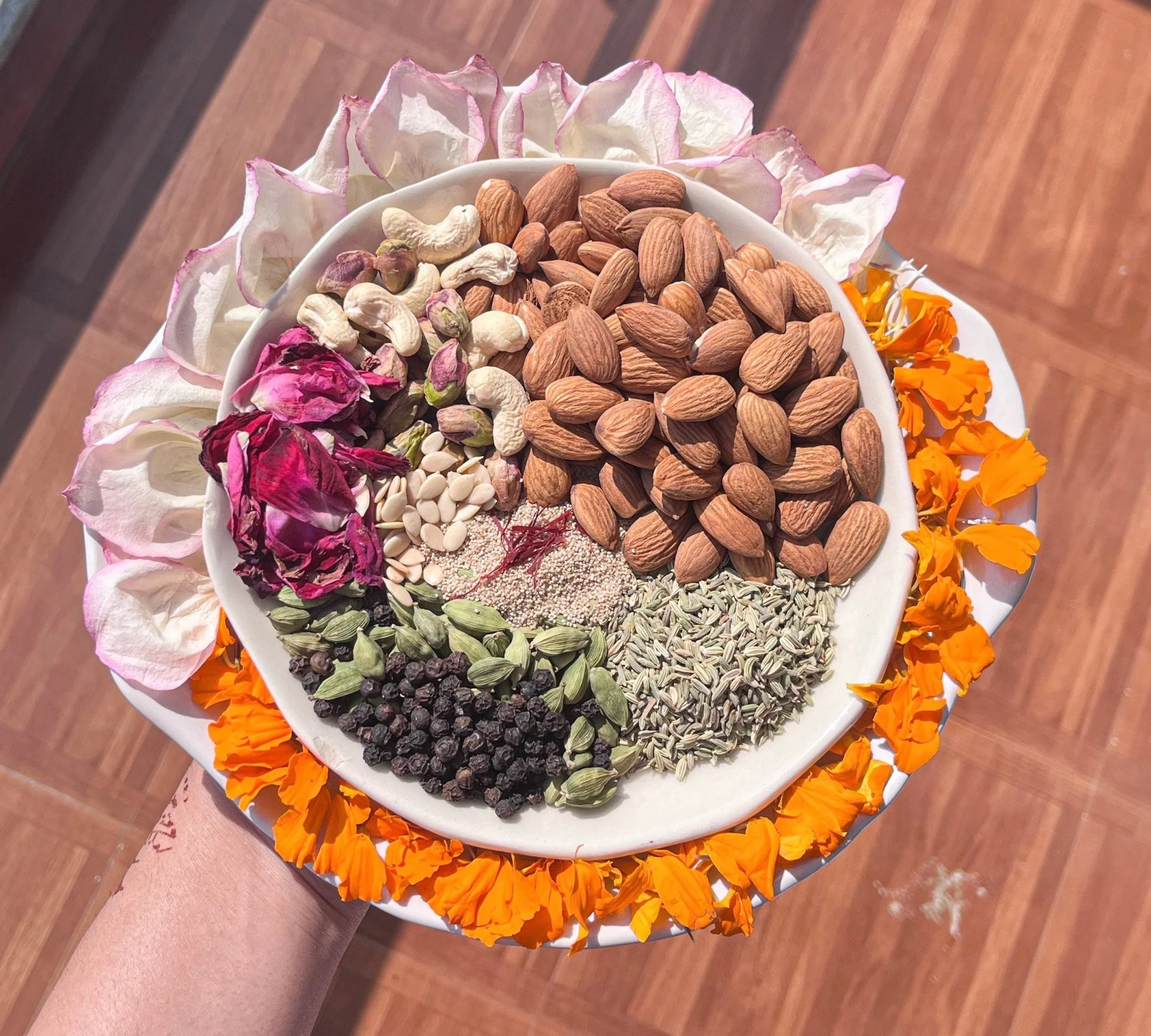Wholesome Thandai Drink Mix - 170gms -Vegan | Gluten free | Sugar free - Image 2