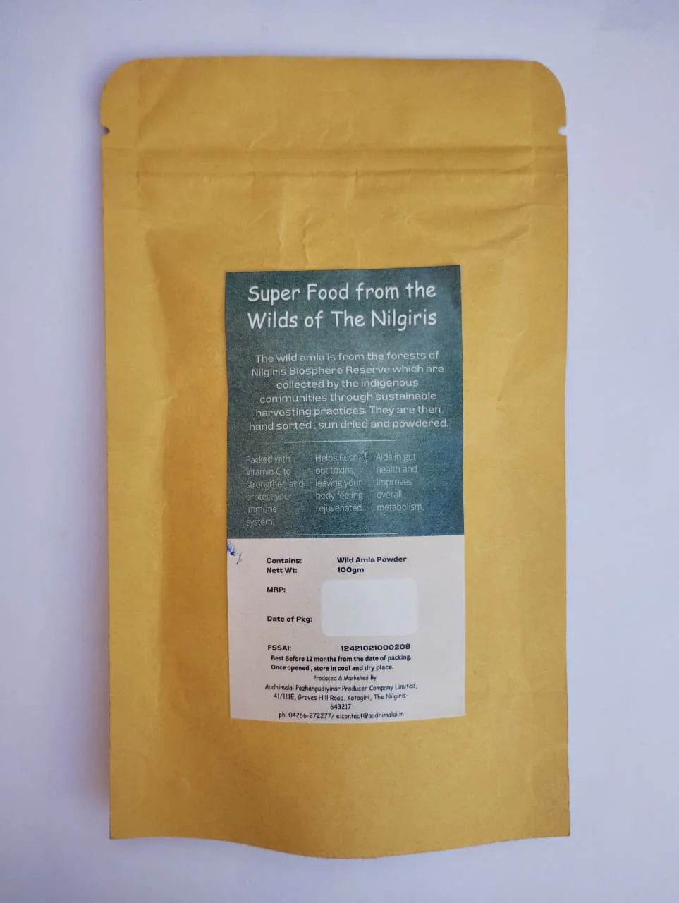 Wild Amla Health Powder | Vitamin C Rich Superfood- 100g - Image 3