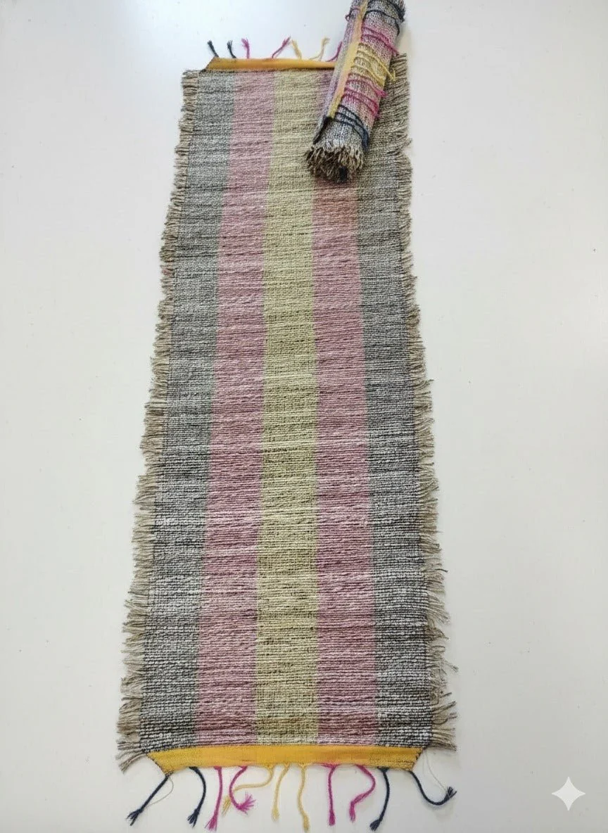 Wild Banana Fiber Mat – Handwoven Sustainable Home Décor Mat