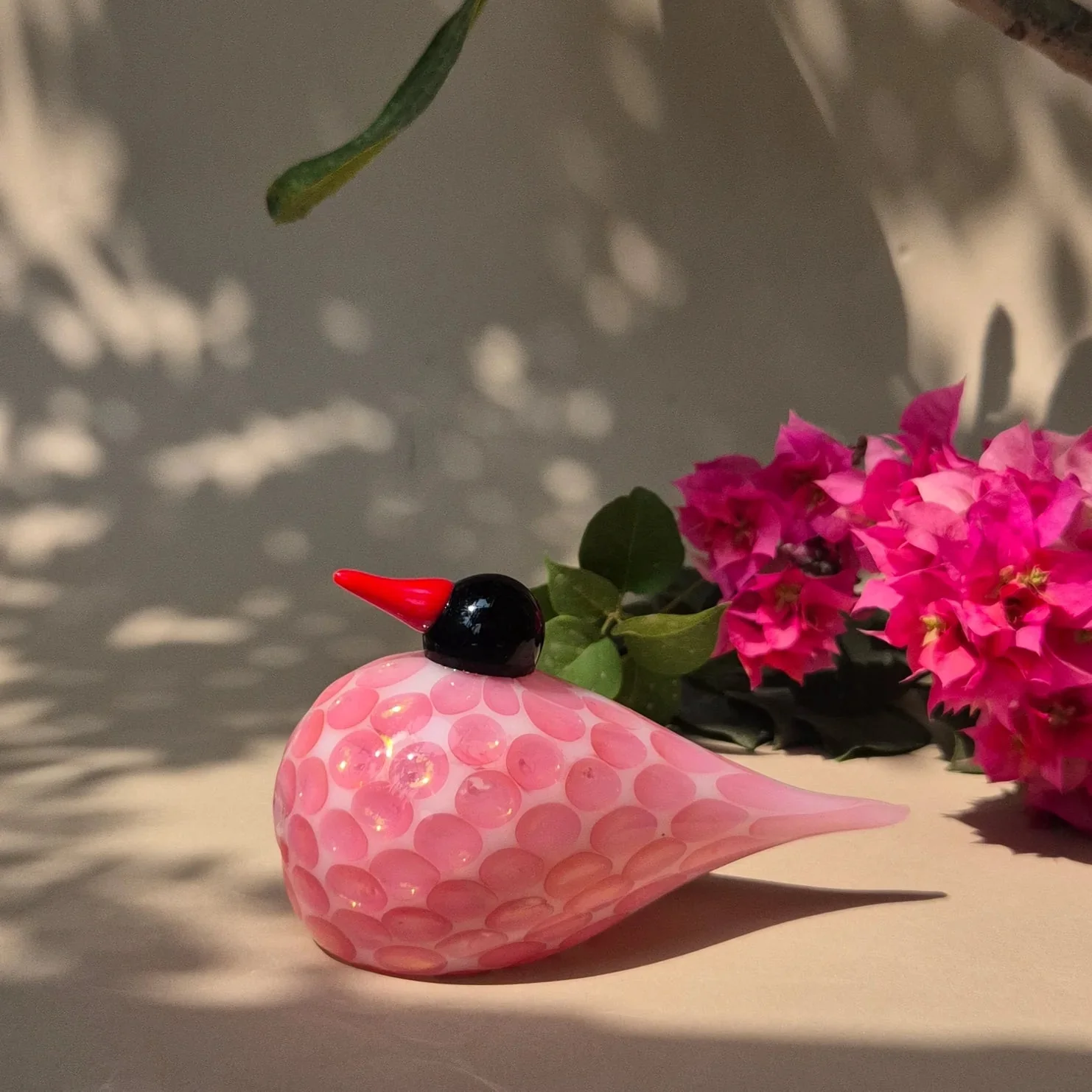 Wild Fleur Glass Bird Figurine – Nature Inspired Decor - Image 2