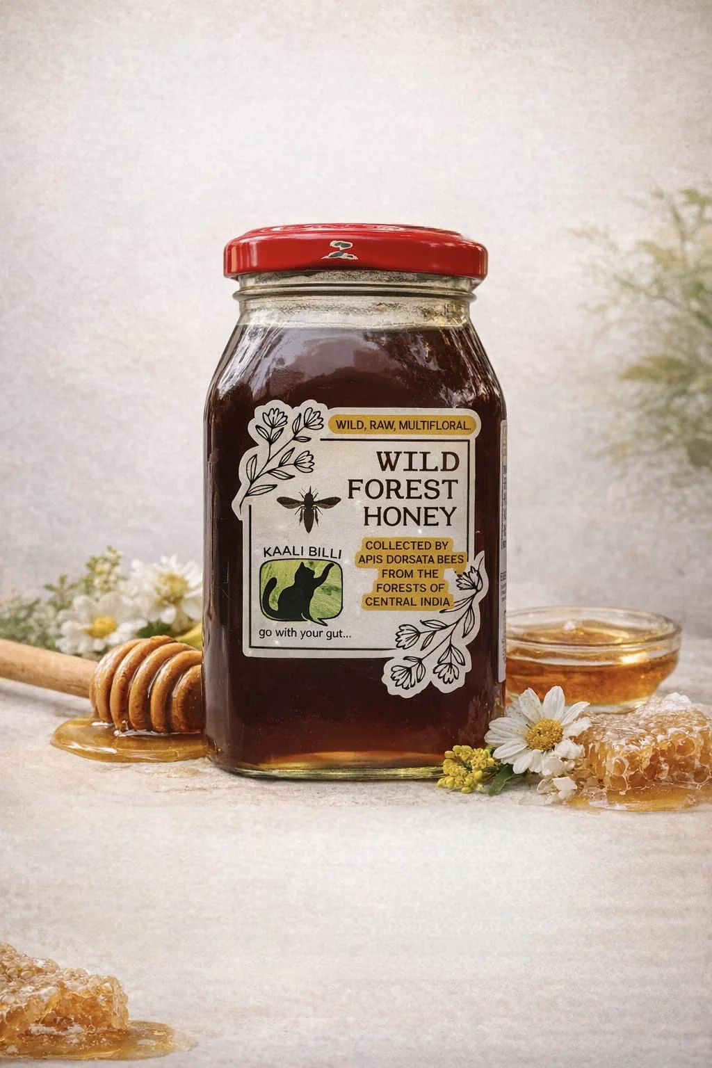 Wild Forest Honey 200g | Raw & Natural Unprocessed Honey