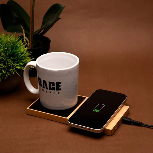 Willow 2.0 15W Wireless Charger With Cup Warmer Function