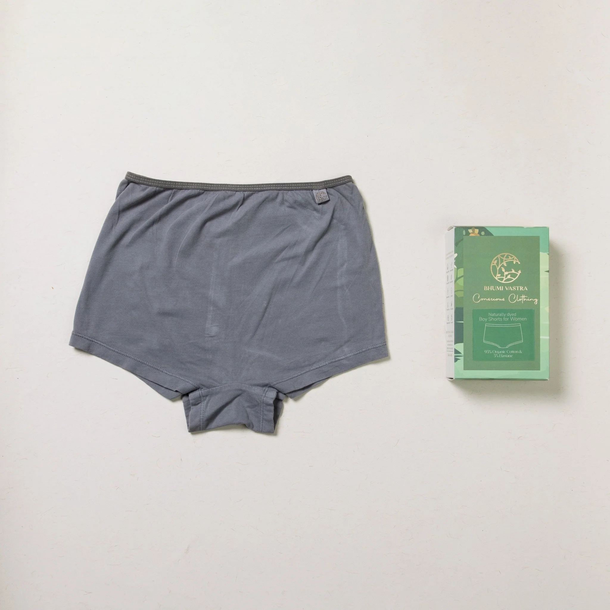 Women’s Boy-Shorts – Plant Dyed, Anti-Microbial, High Coverage - Image 3