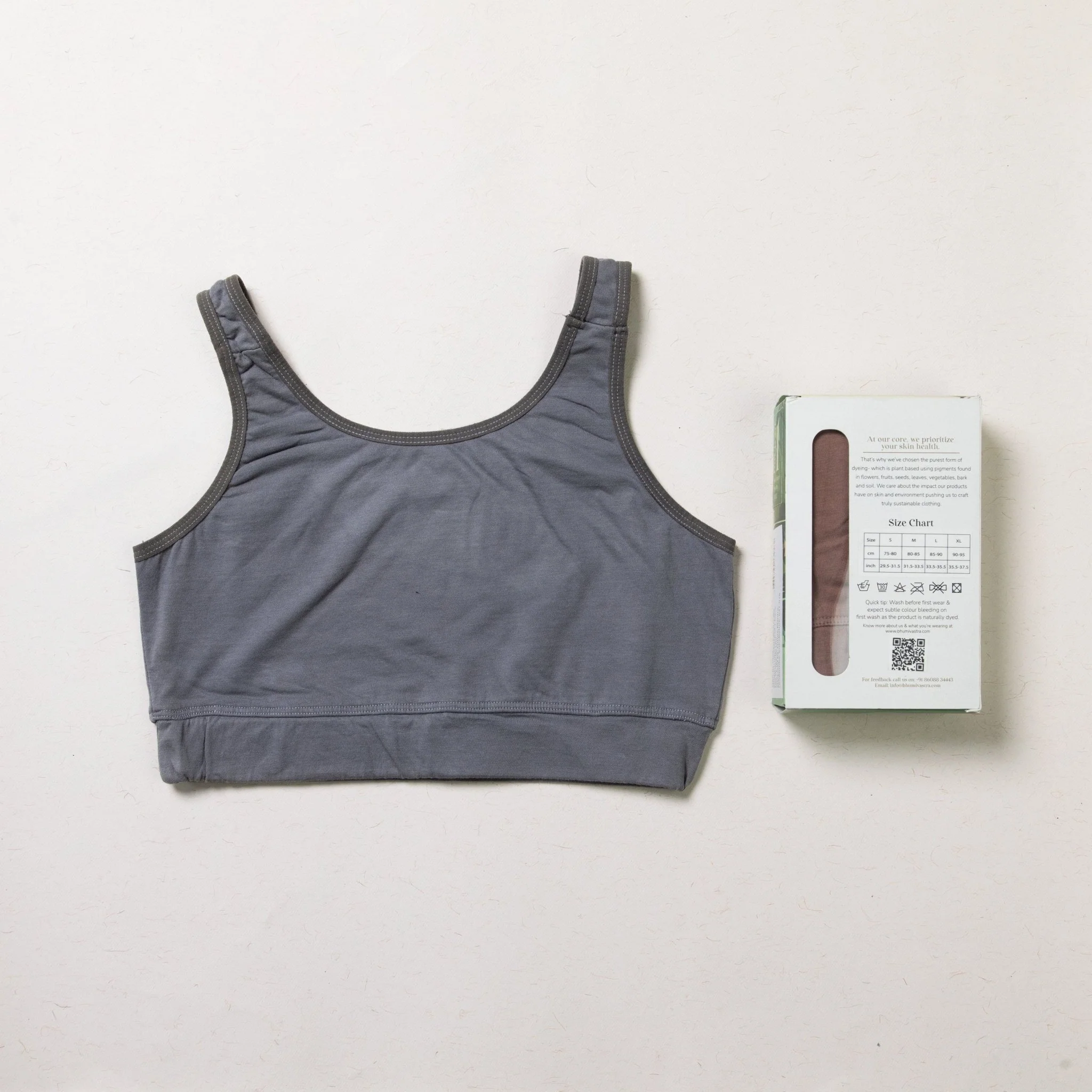 Women’s Organic Sports Bra – Plant Dyed, Toxin-Free & Anti-Microbial - Image 4