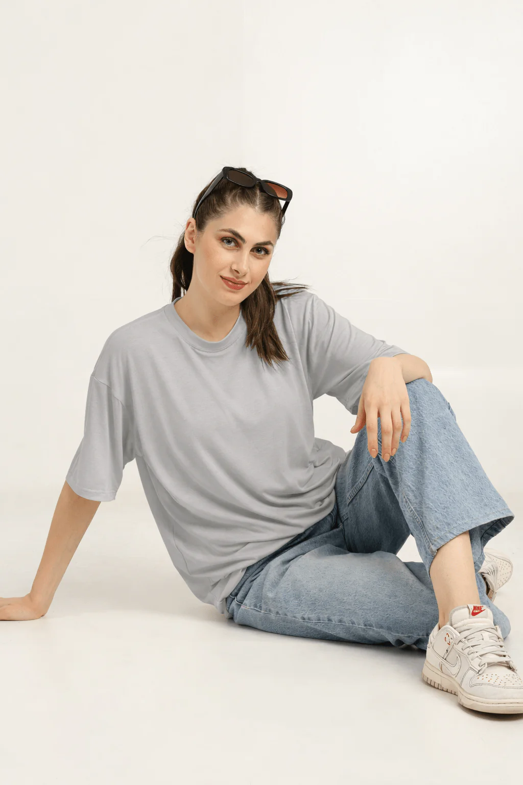 Women Oversized Bamboo Plain T-Shirt – Soft, Breathable & Sustainable - Image 19