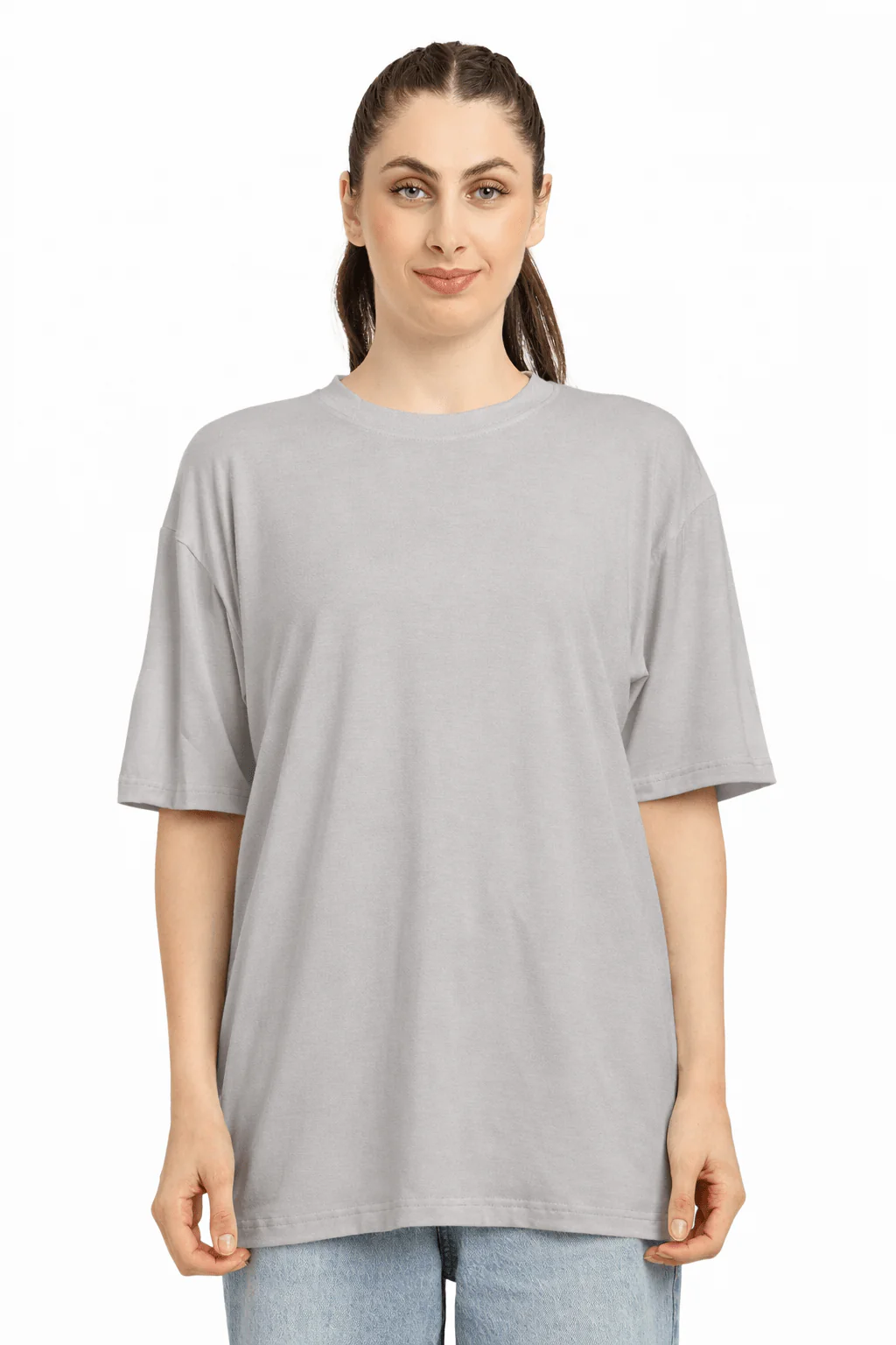 Women Oversized Bamboo Plain T-Shirt – Soft, Breathable & Sustainable - Image 21
