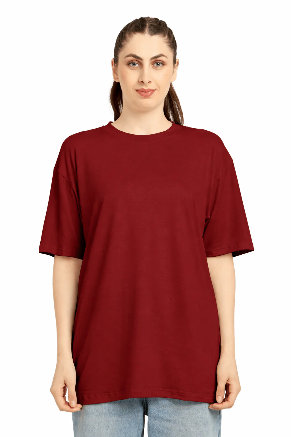 Women Oversized Bamboo Plain T-Shirt – Soft, Breathable & Sustainable - Image 7