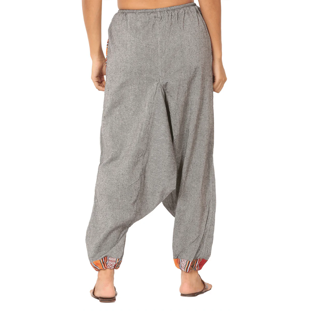 Women's Designer Harem Pants | Grey | Fits Waist Size 28" to 36" - Image 5