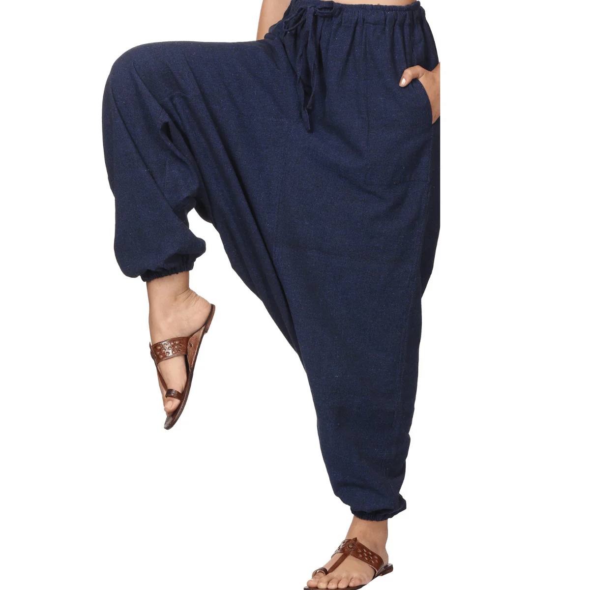 Women's Harem Pant | Dark Blue | Fits Waist Size 28" to 36" - Image 7