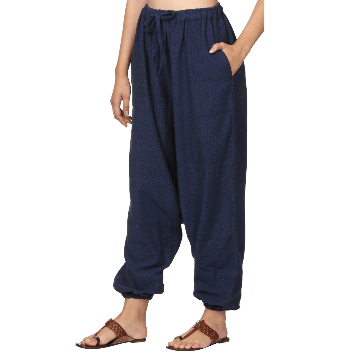 Women's Harem Pant | Dark Blue | Fits Waist Size 28" to 36" - Image 8
