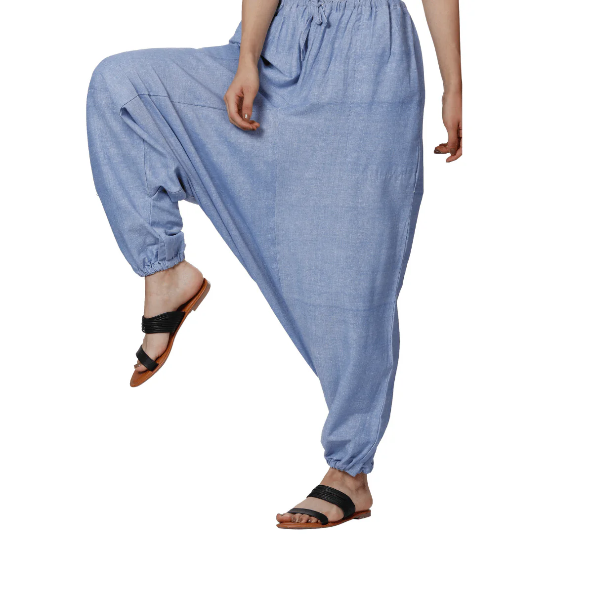 Women's Harem Pants | Lavender Blue | Fits Waist Size 28" to 36" - Image 11