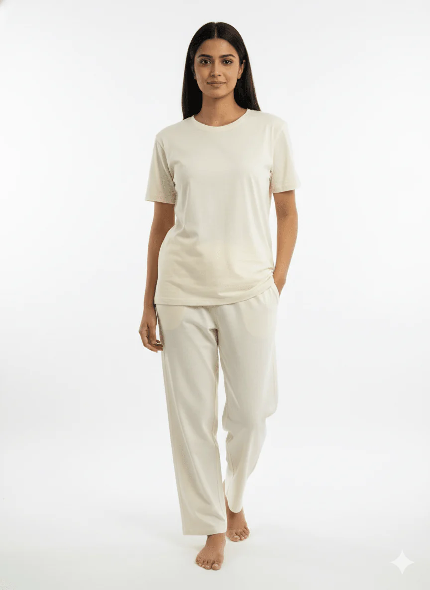 Women's Herbal-Infused Yoga Crew Tee & Without Print T-shirt - Image 11