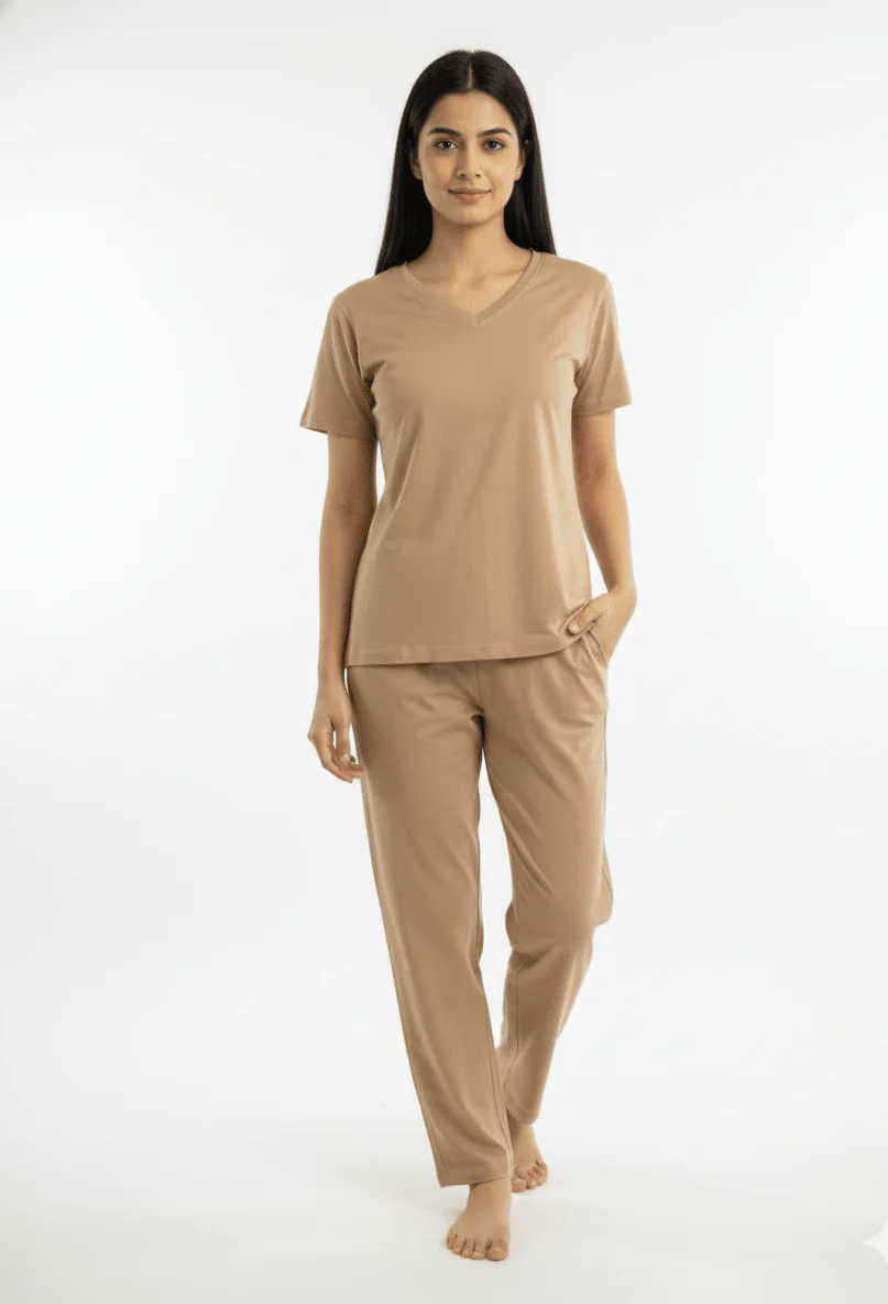 Women’s Herbal-Infused Yoga V Neck T Shirt | Breathable Activewear Tee - Image 3