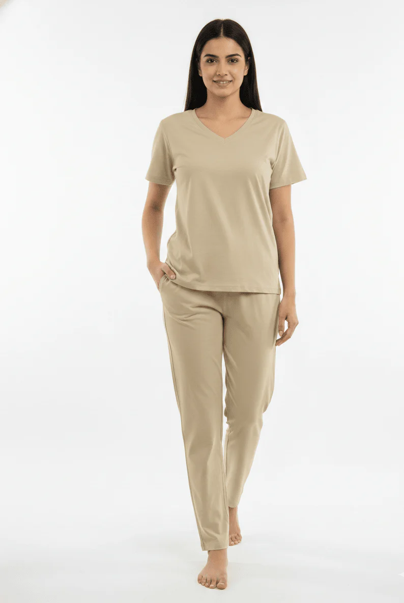 Women’s Herbal-Infused Yoga V Neck T Shirt | Breathable Activewear Tee - Image 5