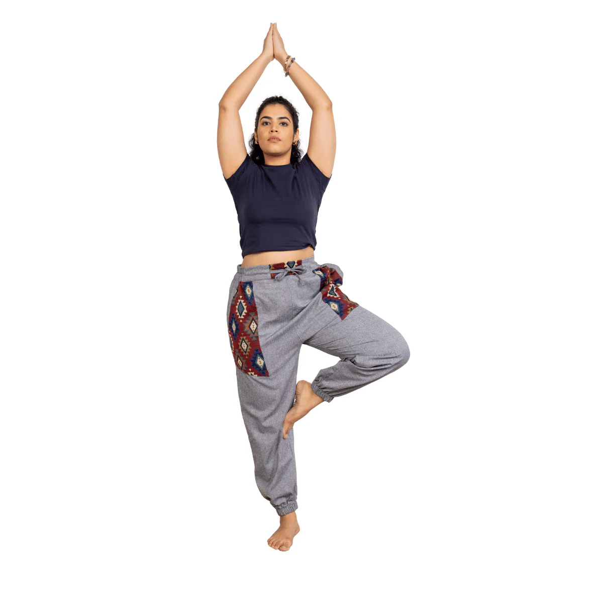 Women's Joggers | Grey Pocket Patch | Fits Waist Sizes 30” to 38” - Image 12