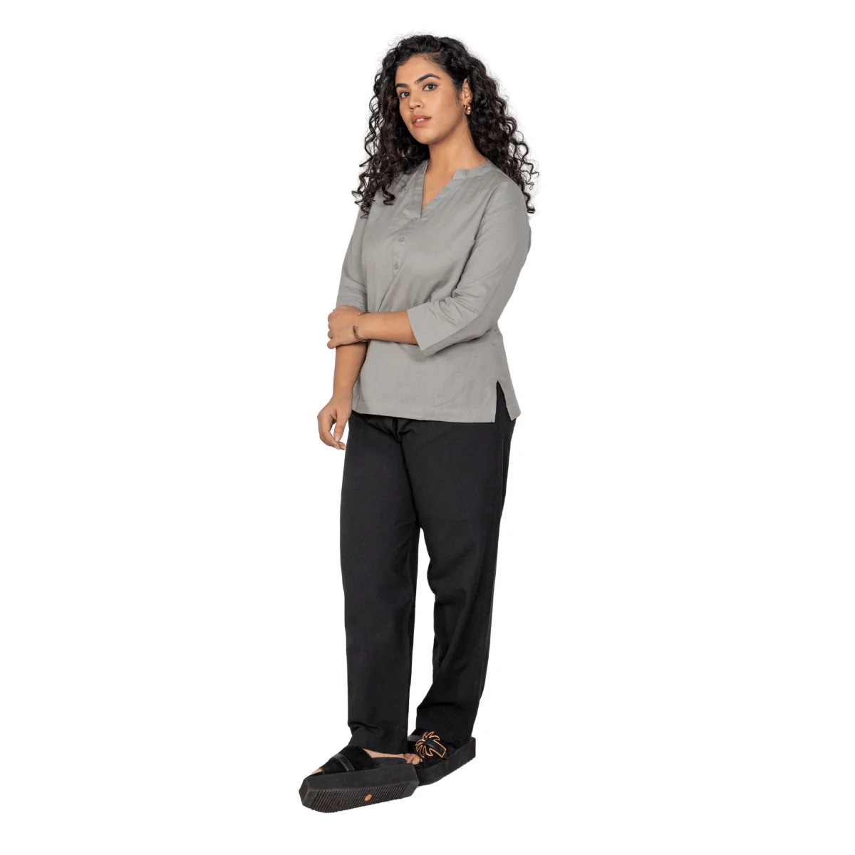 Women's Lounge Pant | Black | Free Size - Image 5