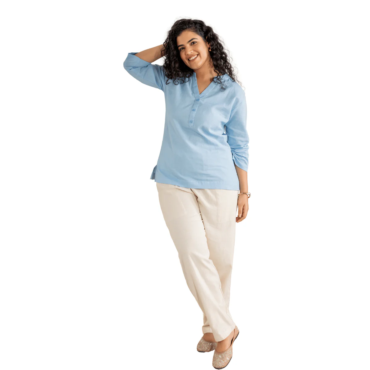 Women's Lounge Pant | Cream | Waist Size 28" to 36" - Image 7