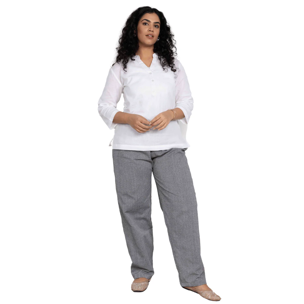 Women's Lounge Pant | Grey | Fits Waist Size 28" to 36" - Image 5