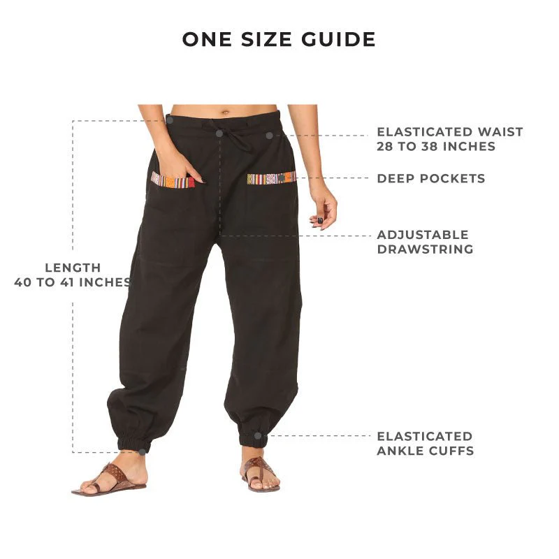 Women's Hopper | Black | Fits Waist Sizes 28 to 38 Inches - Image 9
