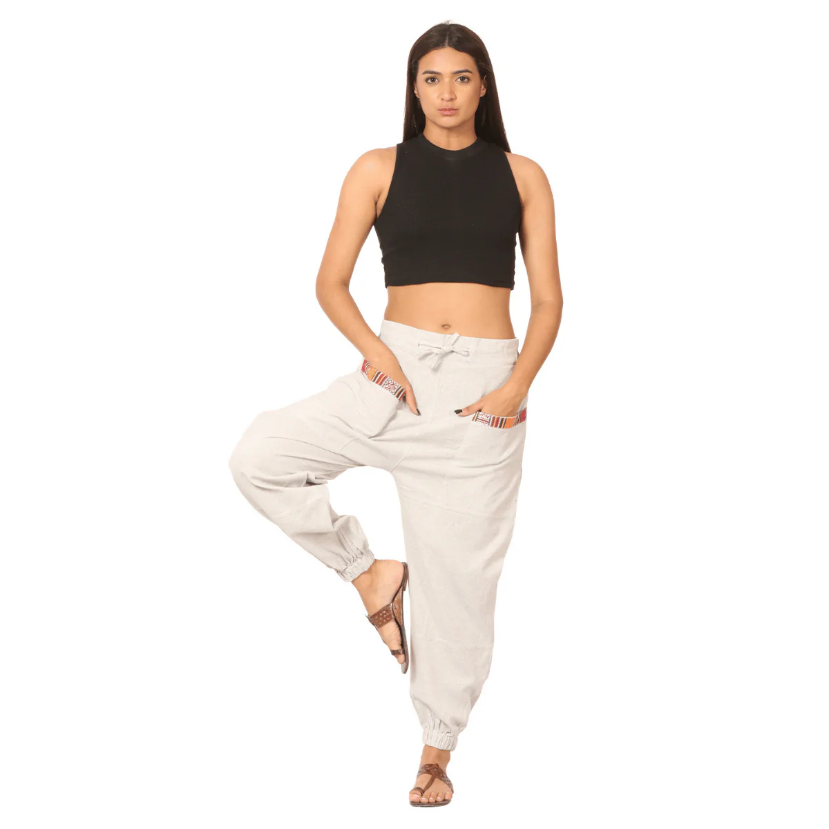 Women's Hopper | Melange Grey | Fits Waist Sizes 28 to 38 Inches - Image 4