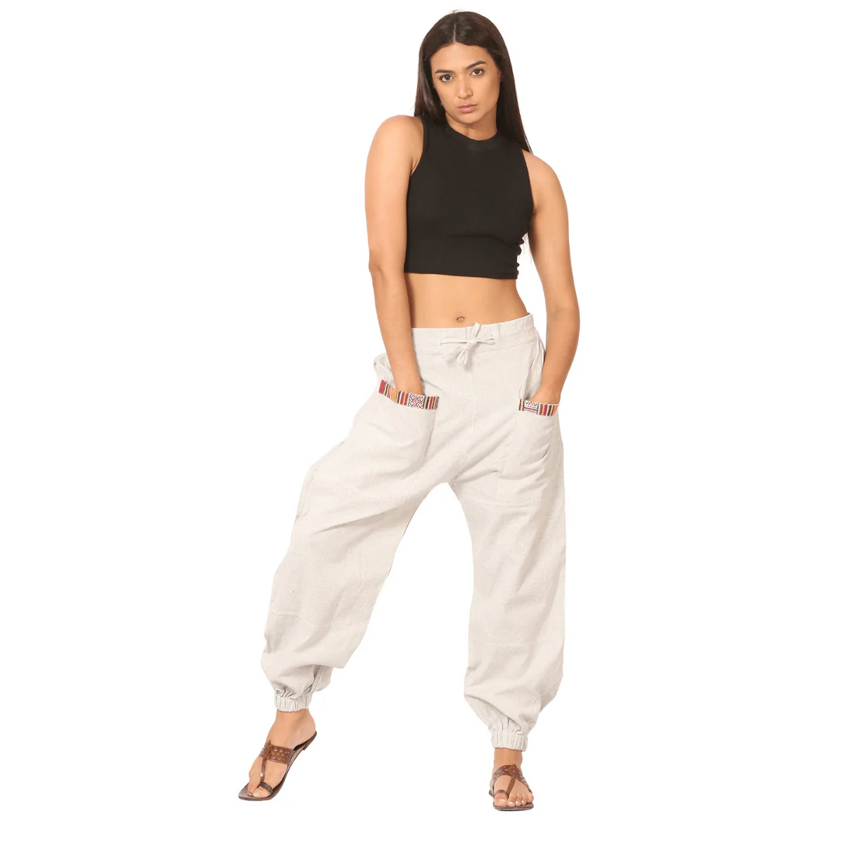 Women's Hopper | Melange Grey | Fits Waist Sizes 28 to 38 Inches - Image 8