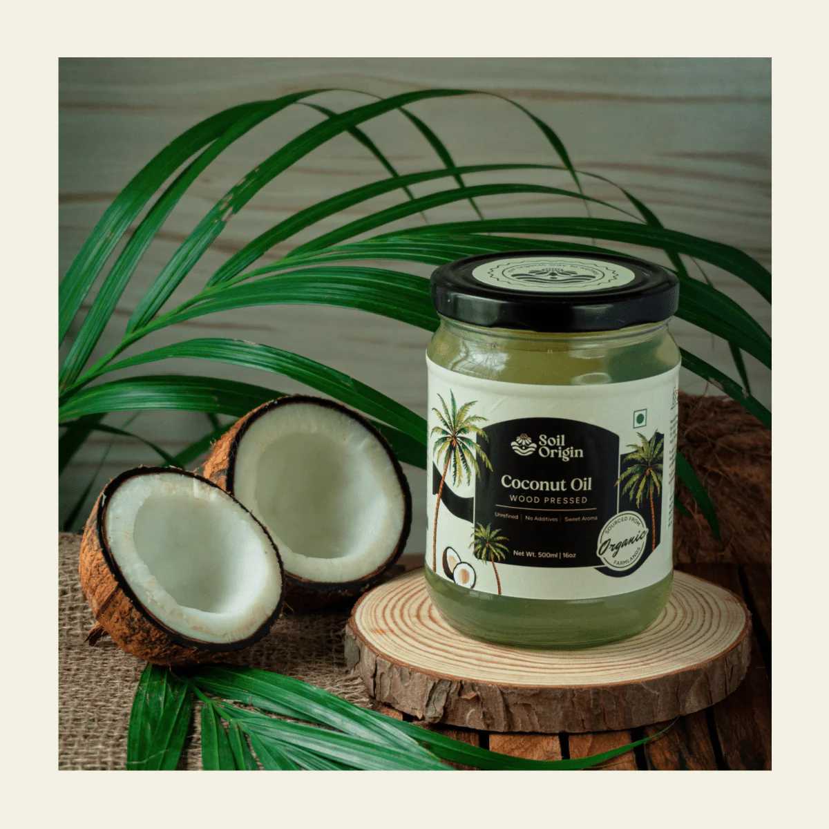 Wood-Pressed Coconut Oil | Cooking & Skincare | 500ml - Image 3