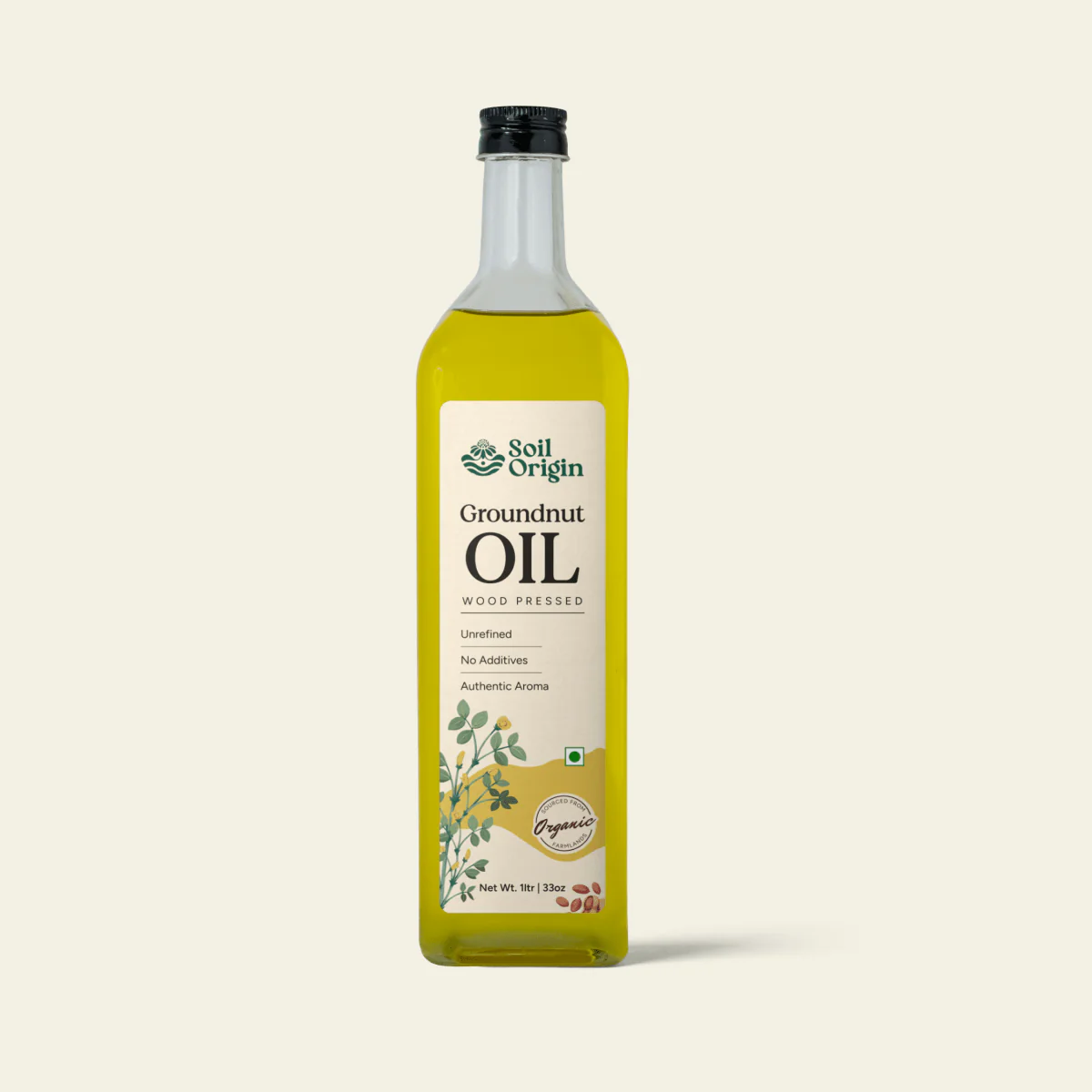 Wood-Pressed Groundnut Oil | Authentic Nutty Aroma