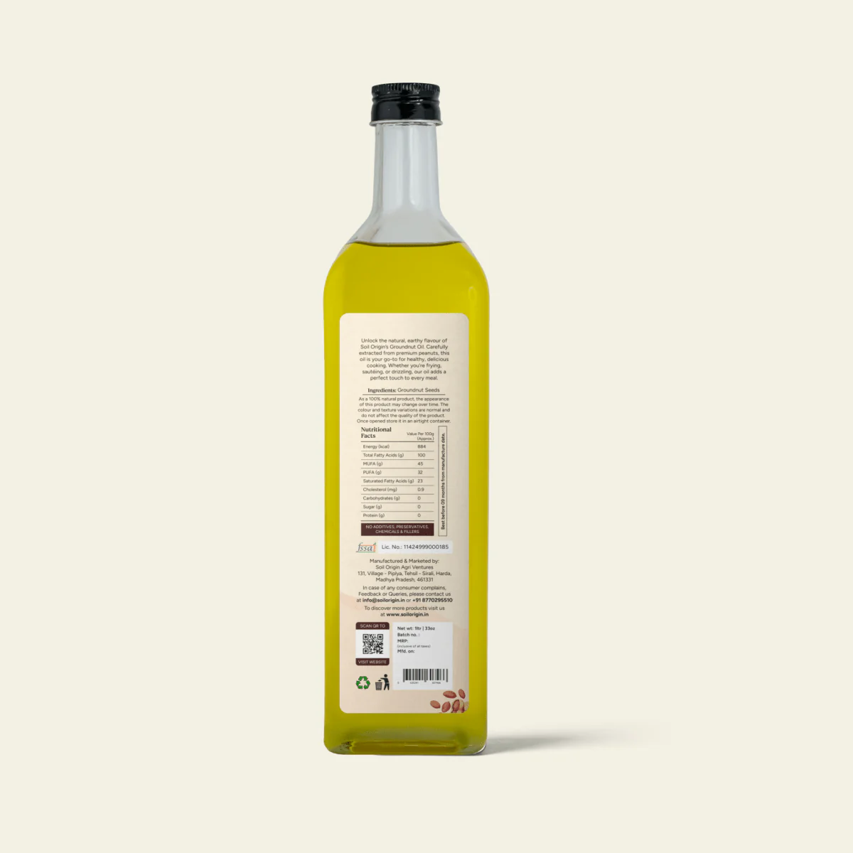 Wood-Pressed Groundnut Oil | Authentic Nutty Aroma - Image 2