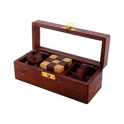 Wooden 3D Puzzles Game 3-in-1 Brain Teaser Game for Kids - Image 5