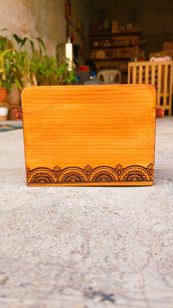Wooden Cutlery Holder | Natural Kitchen Organiser - Image 6