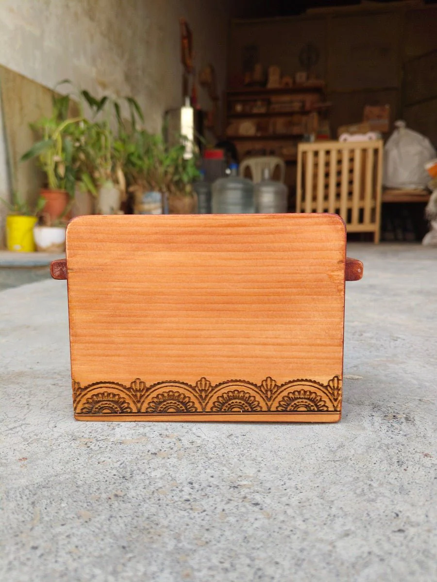 Wooden Cutlery Holder | Natural Kitchen Organiser - Image 9