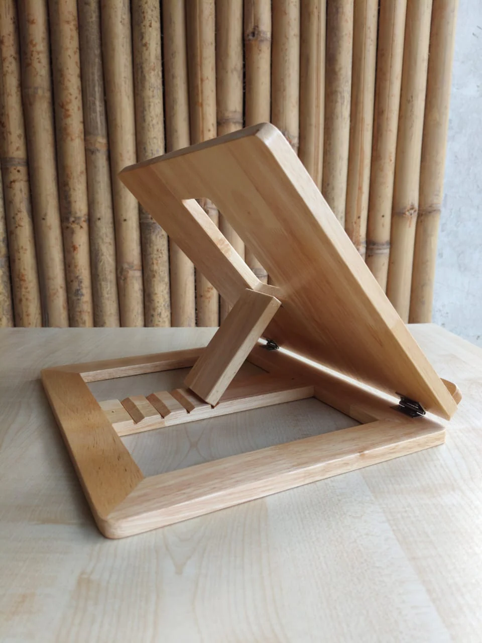 Wooden Laptop Stand – Ergonomic, Portable & Eco-Friendly