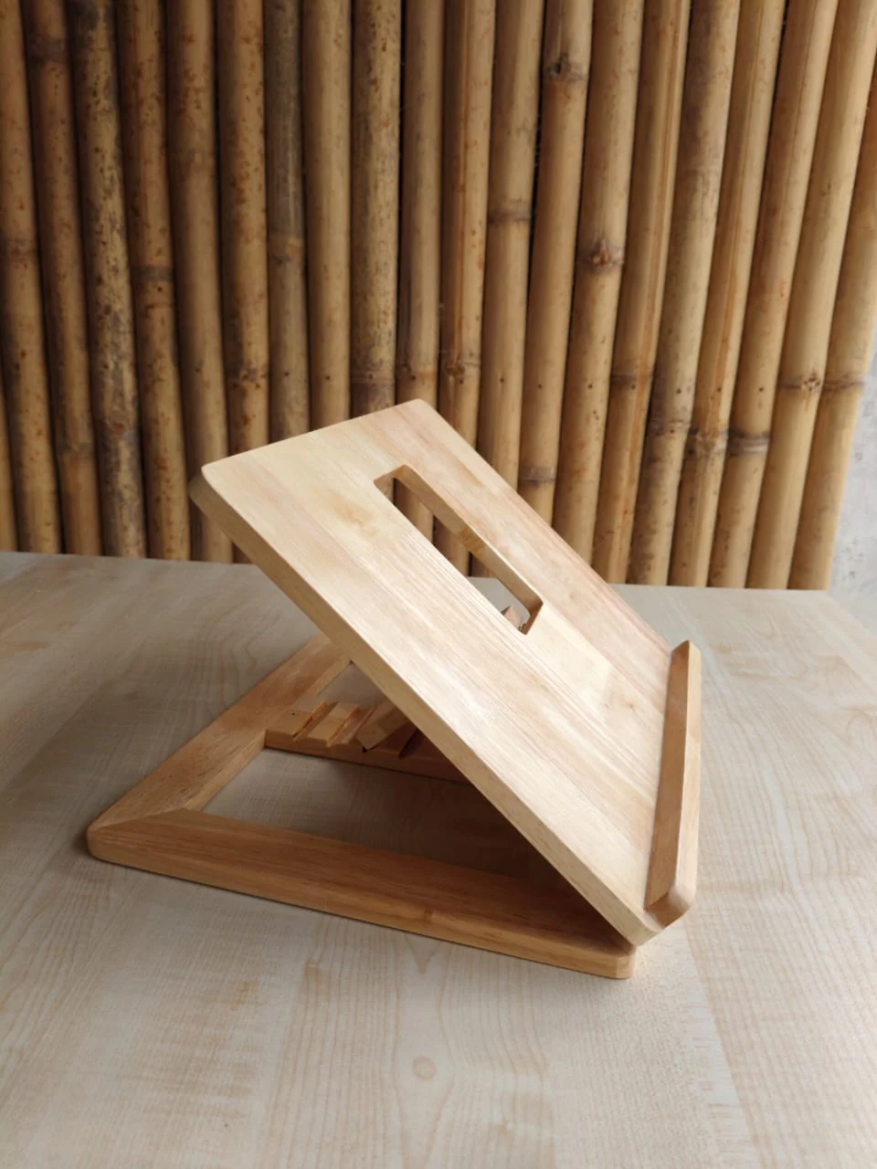 Wooden Laptop Stand – Ergonomic, Portable & Eco-Friendly - Image 6