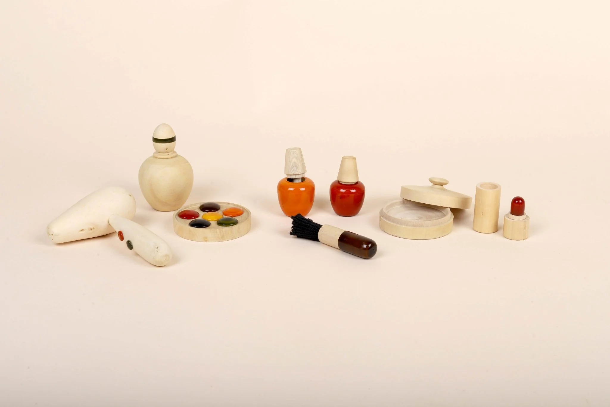 Wooden Makeup Play Set – Pretend Play Kit for Kids - Image 3