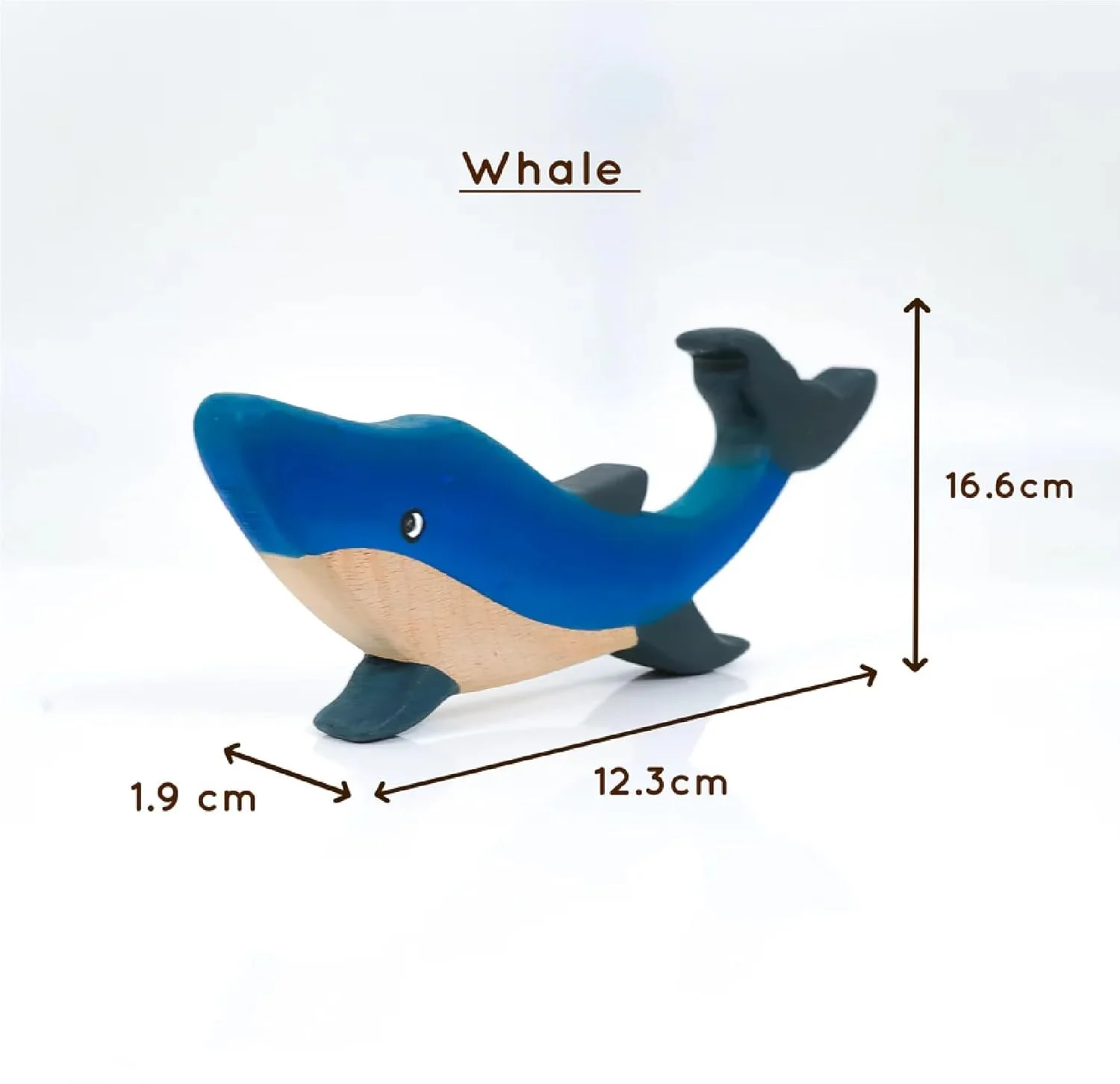Wooden Ocean Animal Toys Set – Handcrafted Neem Wood Sea Creatures - Image 2