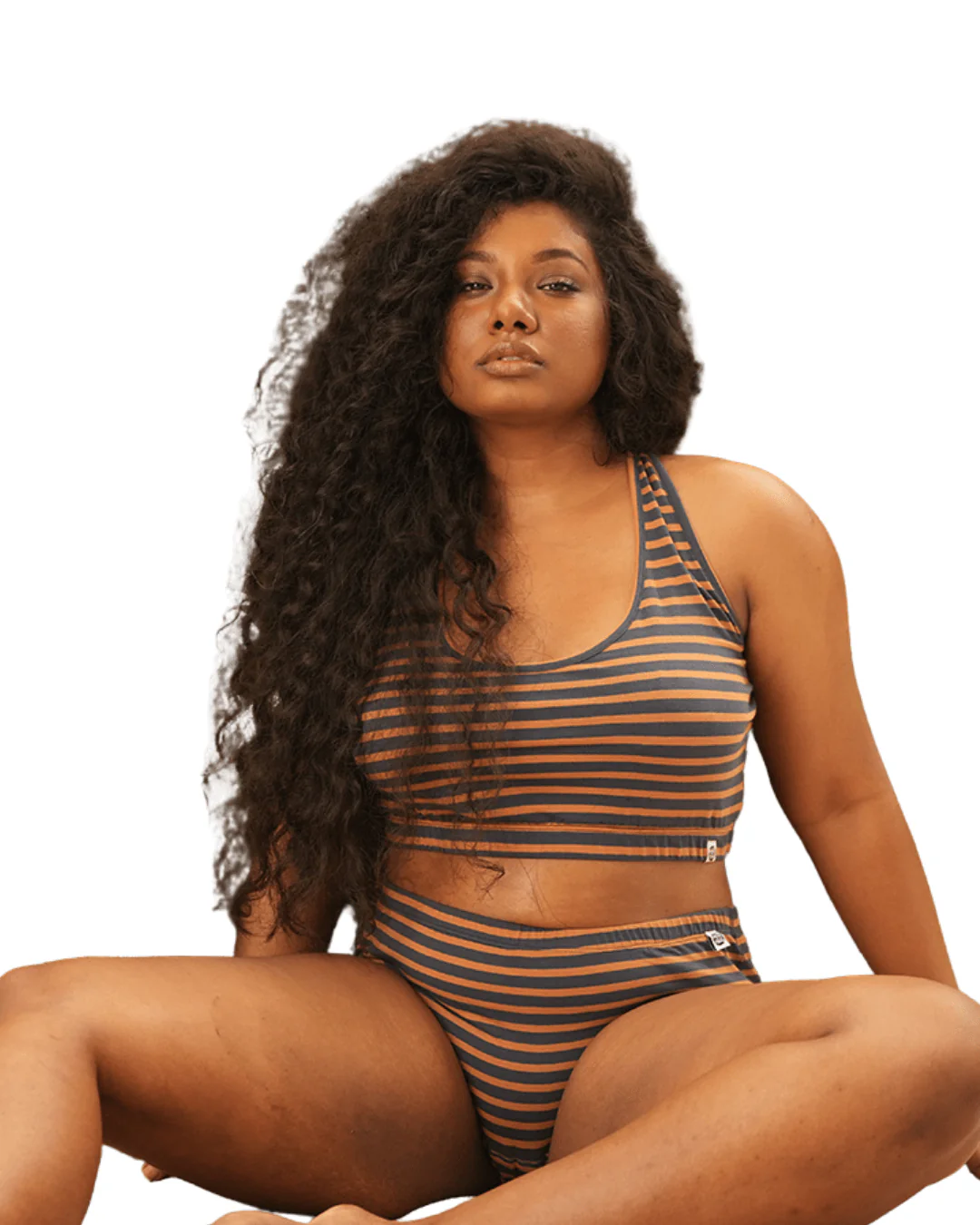 Woodland Racerback Cotton Co-ord Lingerie Set - Image 3