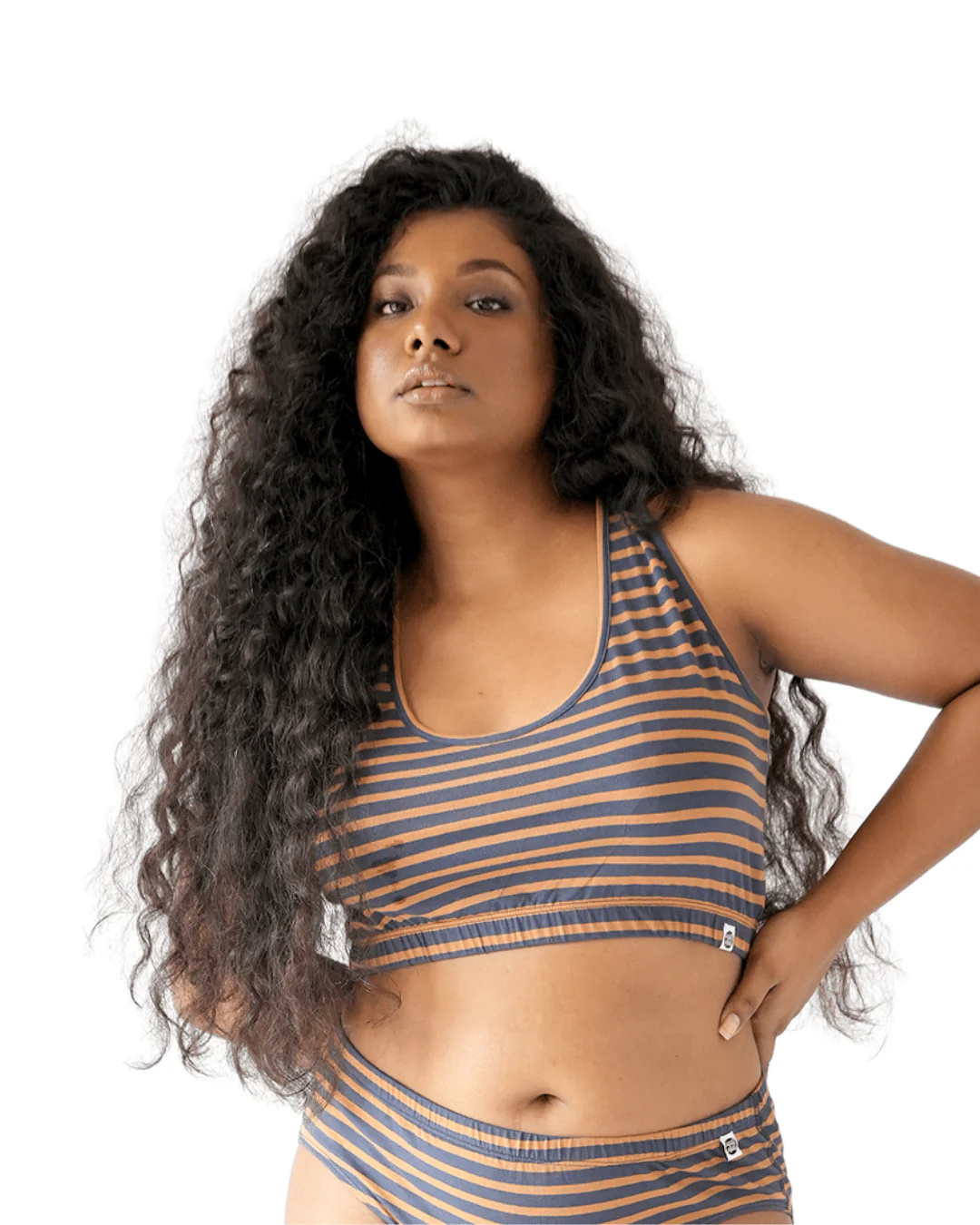 Woodland Racerback Cotton Co-ord Lingerie Set - Image 4