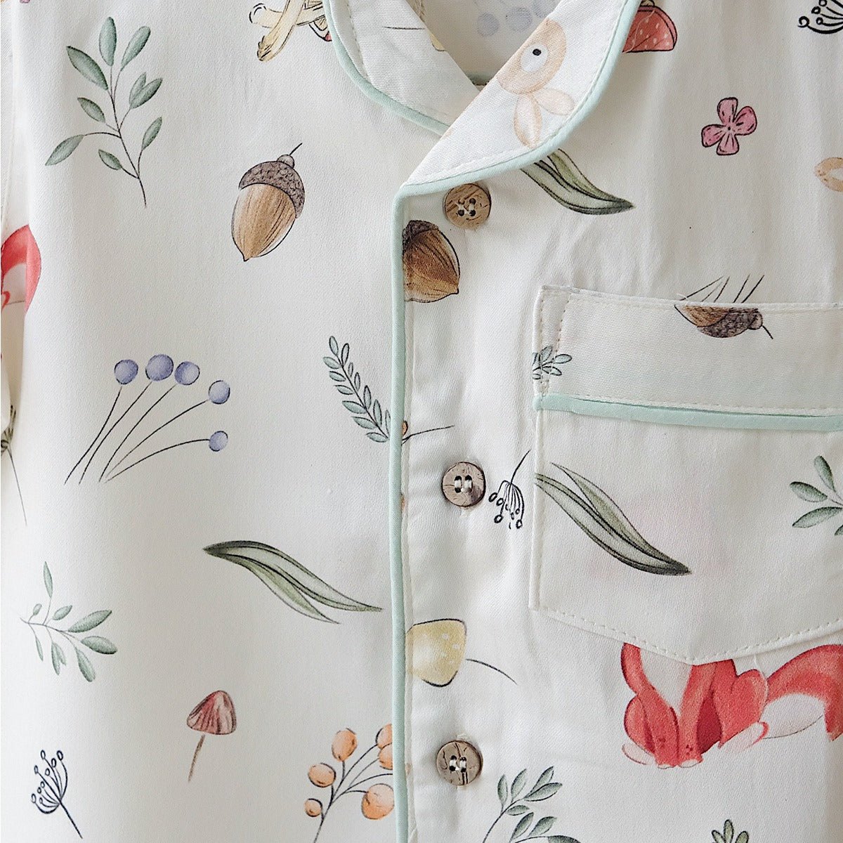 Woodland Yawn Organic Cotton Sleepwear Set for Babies - Image 3