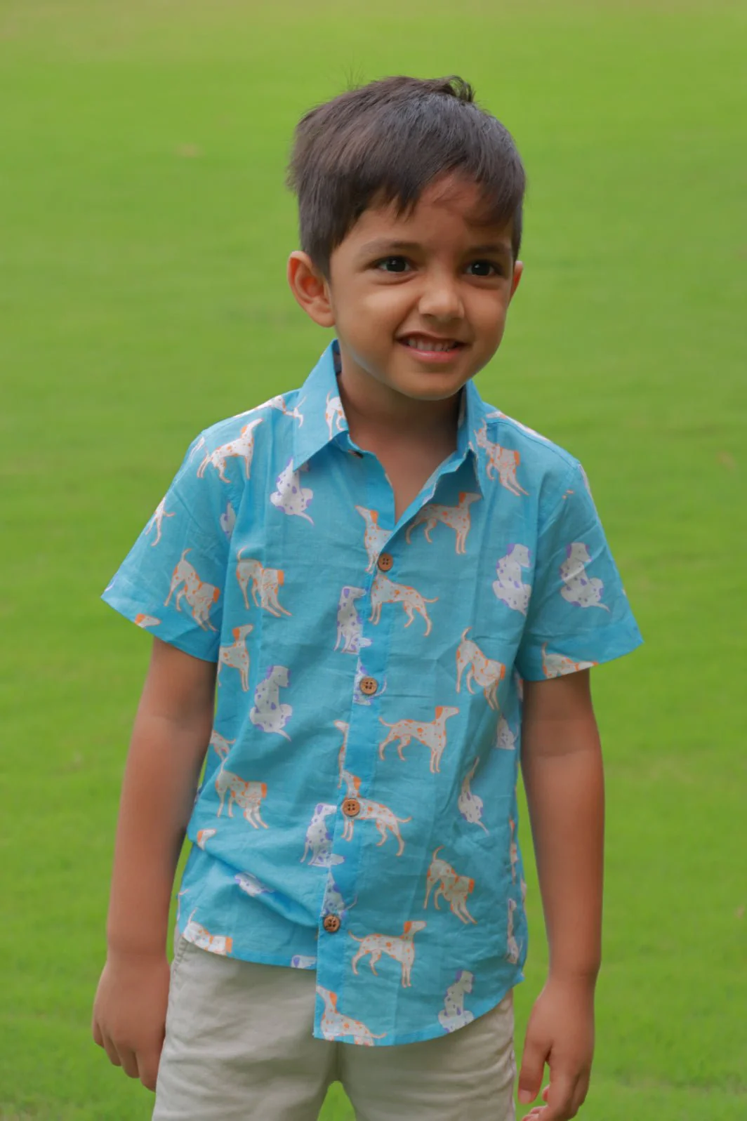 Woof Wonders Cotton Shirt for Boys