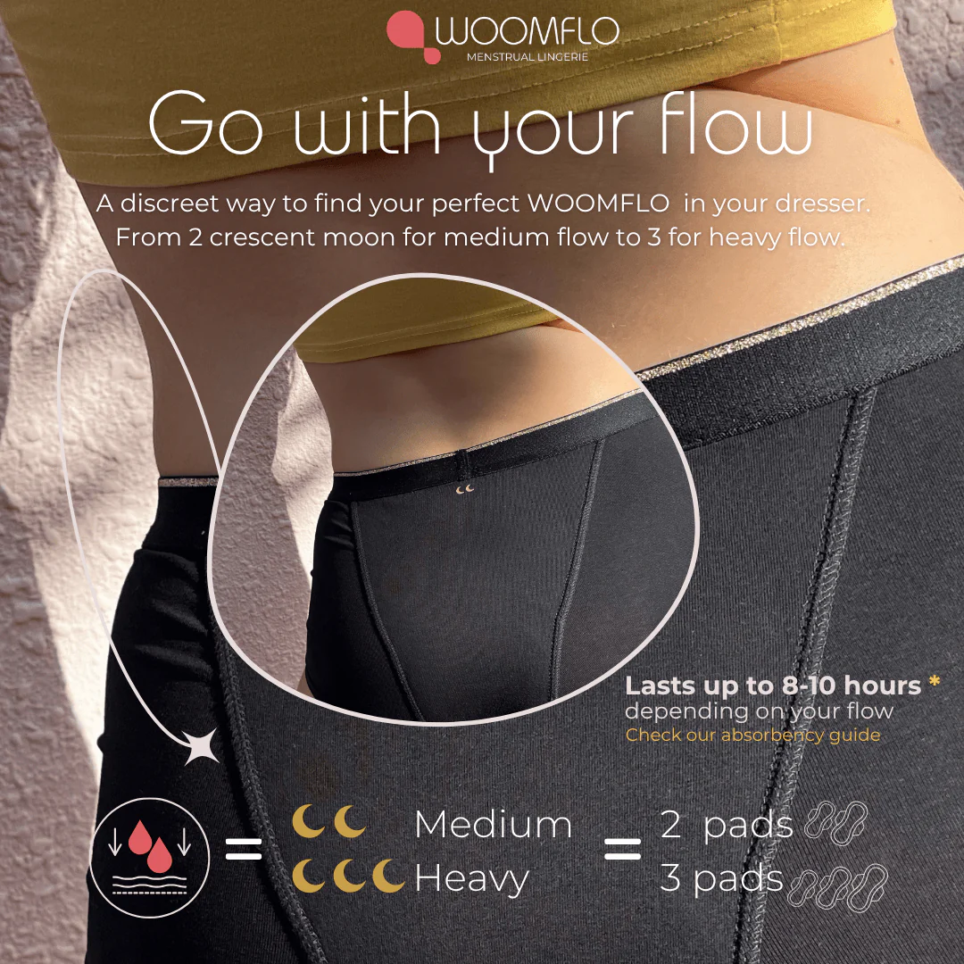 Shorty Heavy Flow Period Panty – Reusable Sanitary Shorts | Leak-Proof & Comfortable - Image 7
