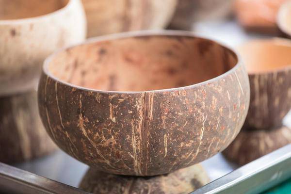 Work From Home Essentials Eco Friendly Gift | Bamboo Cutlery | Coconut Bowls | Cork Water Bottle - Image 3